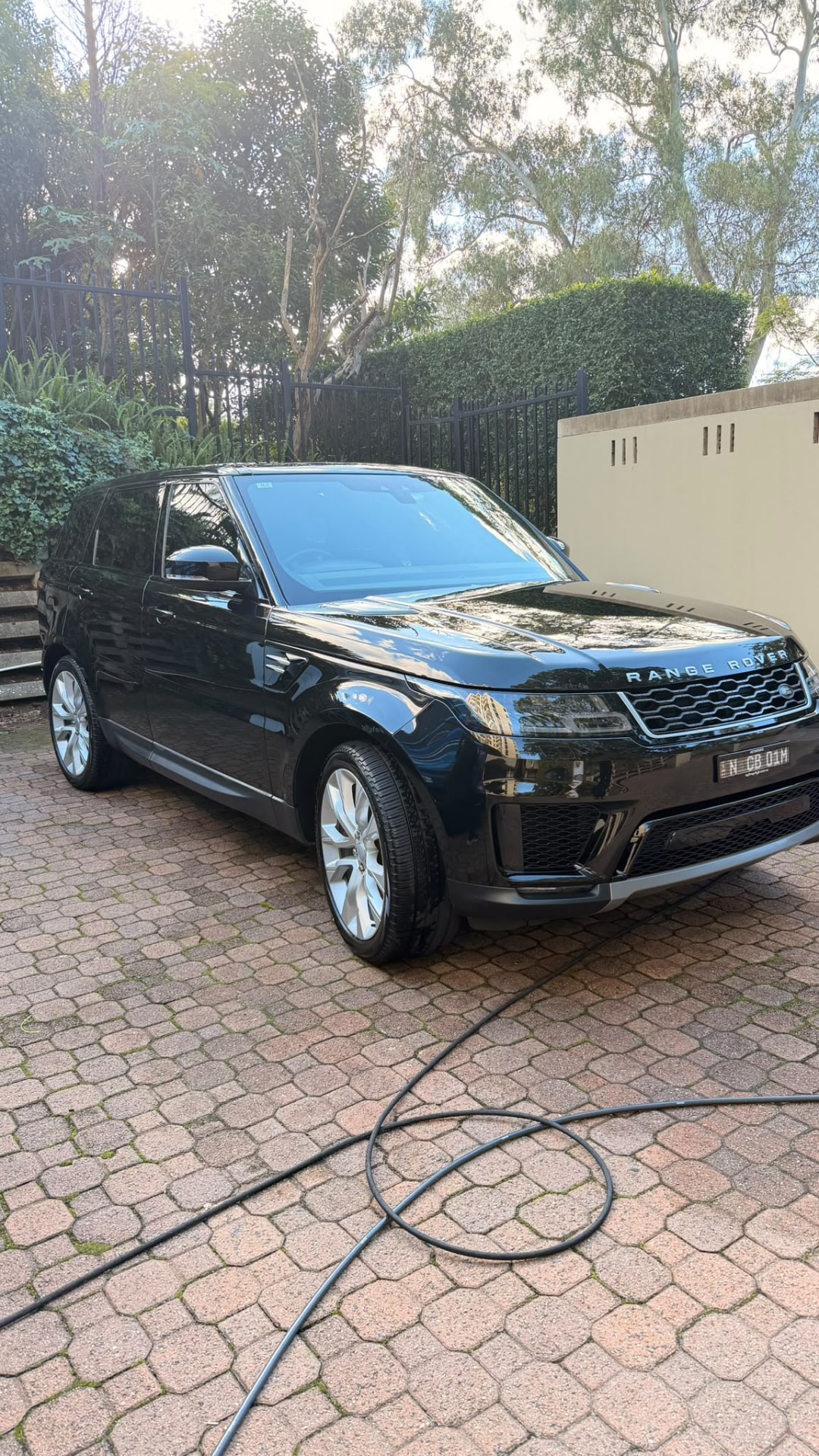 Glossy black Range Rover from recent Formula X work